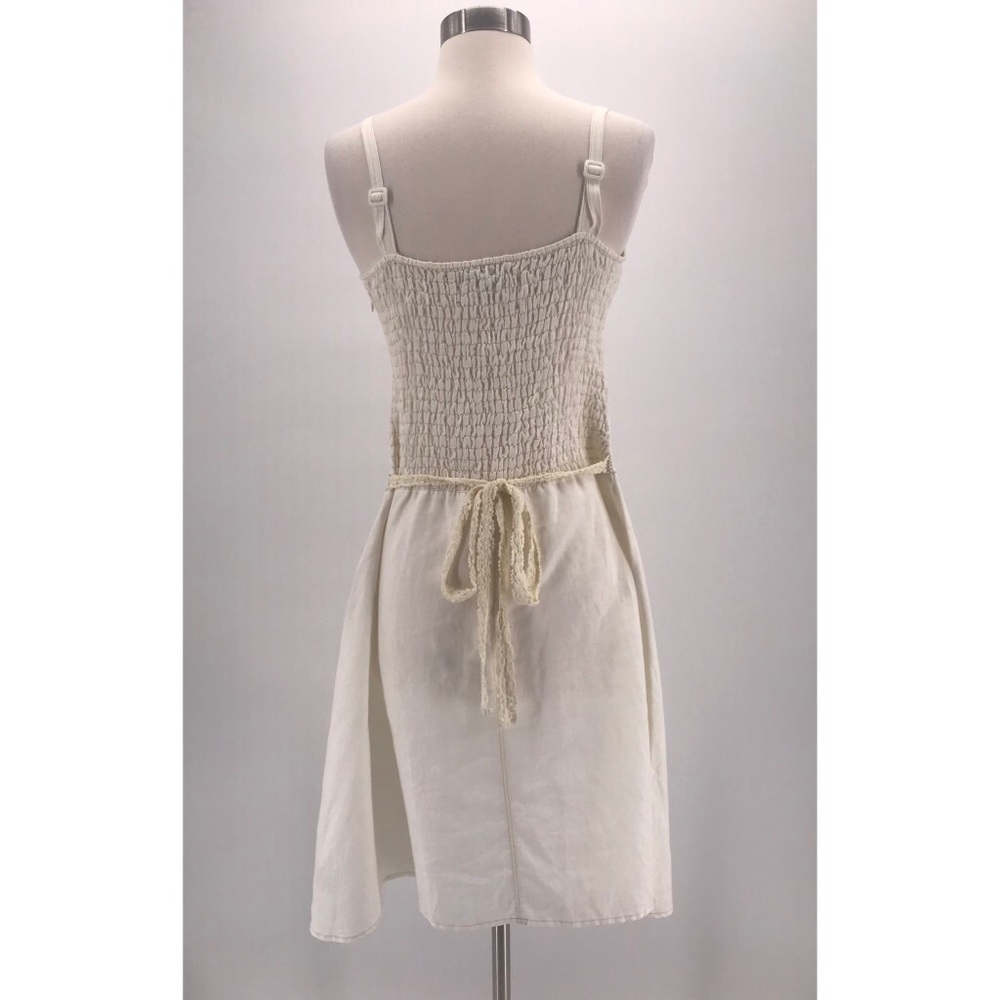 White Linen Sundress by Free People NWT - Picture 3 of 6